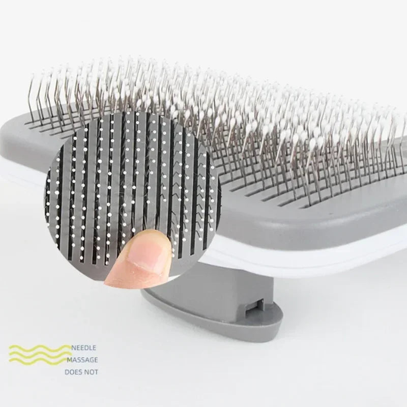 Pet Dog Hair Brush Cat Comb Grooming And Care Cat Brush Stainless Steel Comb For Long Hair Dogs Cleaning Pets Dogs Accessories