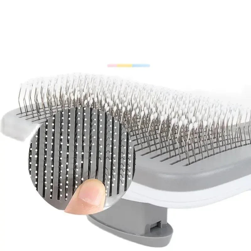 Pet Dog Hair Brush Cat Comb Grooming And Care Cat Brush Stainless Steel Comb For Long Hair Dogs Cleaning Pets Dogs Accessories