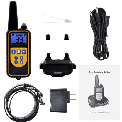 Dog Collar Electric Dog Training Collar Rechargeable LCD Display for All Size Pet Training Collar