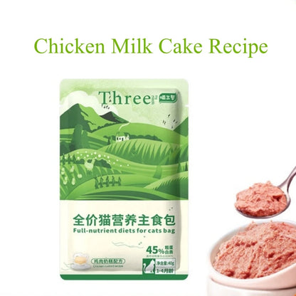 40g*30 Staple Food Meal Bag Cat Soft Canned Cat Canned Cat Food Wet Food Cat Rice Big Meat Bag Into Cat and Kitten Nutrition