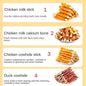 [2024]3Bags Multiple flavors of dog snacks clean resistant bite Dogs training Dry Food Pet reward meat teeth duck chicken