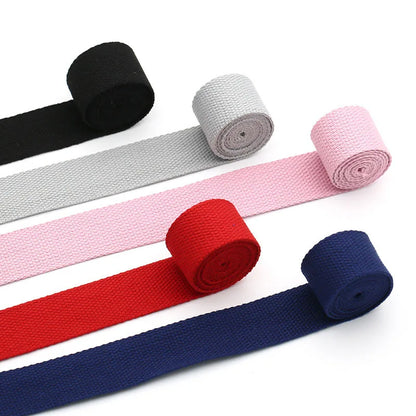 5M Cotton Webbing Suspenders Craft Supplies DIY Decorative Sewing Fabric Crafts Nylon Webbing Pet Rope Backpack  Accessories