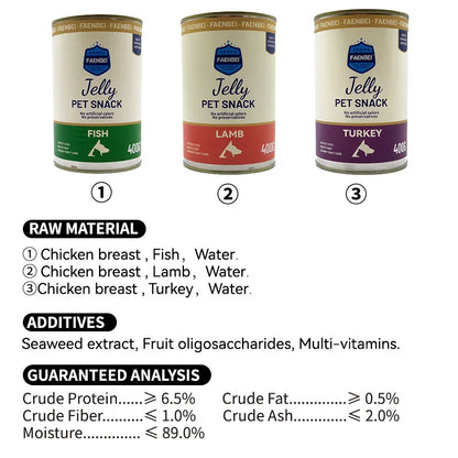 Canned Dogs Canned Cats Canned Pet Snacks Canned 400g Chicken Shredded Frozen Can High Meat Contains Cats and Dogs General