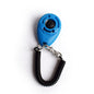 Pet Cat Dog Training Clicker Plastic New Dog Click Trainer Portable Auxiliary Adjustable Wristband Sound Key Chain Pet Supplies