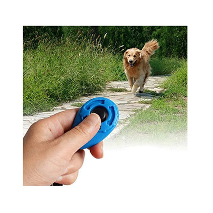 Pet Cat Dog Training Clicker Plastic New Dog Click Trainer Portable Auxiliary Adjustable Wristband Sound Key Chain Pet Supplies