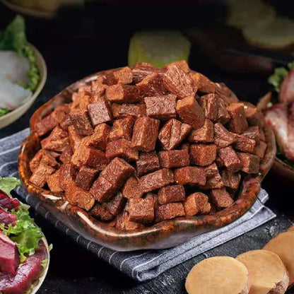 Dog snacks beef grain 435g Teddy golden retriever pet calcium training molars dog food mixed rice dried meat