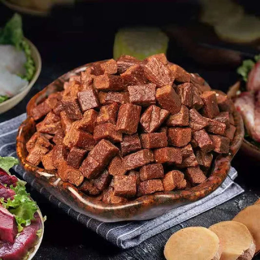Dog snacks beef grain 435g Teddy golden retriever pet calcium training molars dog food mixed rice dried meat