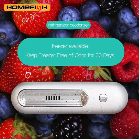 X55 Refrigerator Deodorizer Air Purifier Refrigerator Deodorizer Food Shelf Life Extender Remove Odor Smoke Pet Toilet  Car   ﻿