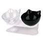 Durable Double Bowls Non-slip Cat Bowl Dog Bowl With Raised Stand Protection Cervical Pet Food Water Feeder
