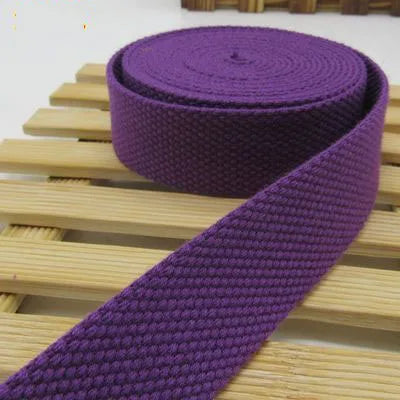 5M Cotton Webbing Suspenders Craft Supplies DIY Decorative Sewing Fabric Crafts Nylon Webbing Pet Rope Backpack  Accessories