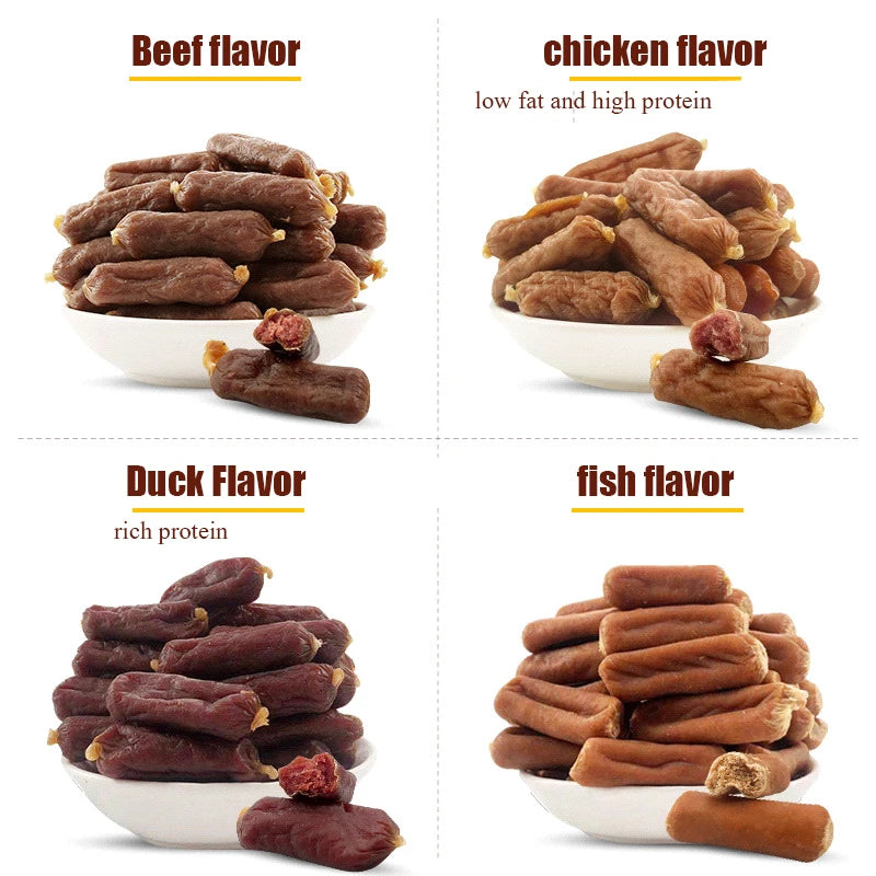 Dog Snacks Ham Sausage Pet Sausage Training Dog Rewards
