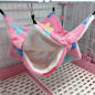 Double Layer Warm Hamster Hammock Pet Hanging Squirrel Sleeping Bag Hedgehog Small Pet Accessories Cage Pet Supplies Hammock