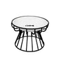 1 Set Pet Ceramic Bowl Iron Rack Cat Food Snacks Canned Plate Anti-Black Chin Anti-Turning Water Does Not Leak Easy To Eat