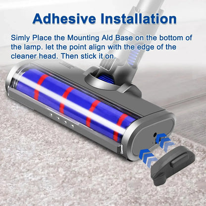 1PC Vacuum Cleaner Dust Display LED Lamp Detect Microscopic Dust & Invisible Pet Hair Vacuum Cleaner Accessories(No Battery)