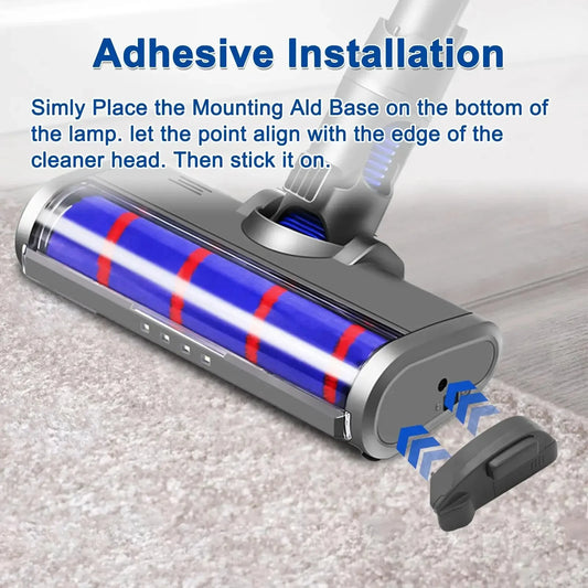 1PC Vacuum Cleaner Dust Display LED Lamp Detect Microscopic Dust & Invisible Pet Hair Vacuum Cleaner Accessories(No Battery)