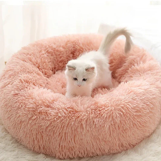 Winter Plush Cat Bed Breathable Pet Stuffed Cushion Washable Dog Nest Soft Pet Sleeping Cushion Dog Supplies Cat Accessories