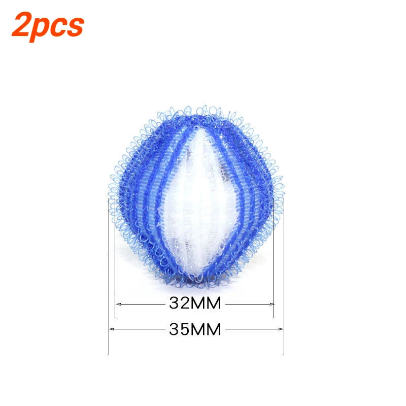 2/4pcs Pet Hair Remover Hair Catcher Reusable Clothes Filter Washing Machine Balls Clean Laundry Ball Washing Machine Accessory