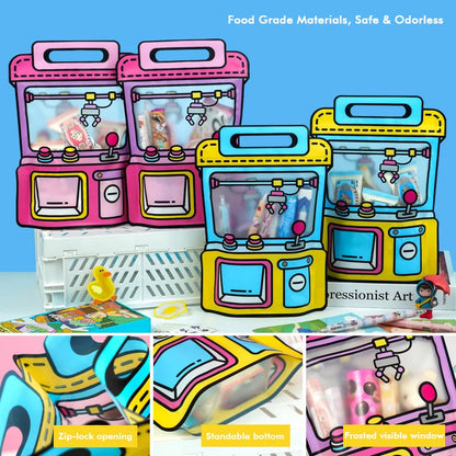 20Pcs/50Pcs Food Grade Cartoon Doll Shape Sweets Cookies Snack Sealing Pockets Wedding Children's Birthday Party Gift Pouch