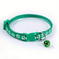 Fashion Pet Cats Collar Colorful Pattern Cute Bell Adjustable Collars For Cats Kitten DIY Ring Necklace Pet Accessories