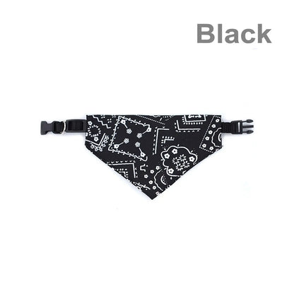 Dog Bandanas Large Pet Scarf Pet Cotton Plaid WashableBow ties Collar Cat Dog Scarf Large Dog Accessories Kerchief