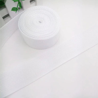 5M Cotton Webbing Suspenders Craft Supplies DIY Decorative Sewing Fabric Crafts Nylon Webbing Pet Rope Backpack  Accessories