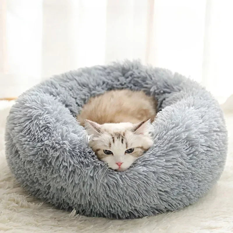 Winter Plush Cat Bed Breathable Pet Stuffed Cushion Washable Dog Nest Soft Pet Sleeping Cushion Dog Supplies Cat Accessories