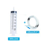 Multifunction 100ml-550ml Syringe Large Capacity With 100cm Hose Pump Measuring Washable Injector For Pet Feeding Oil Glue Fluid