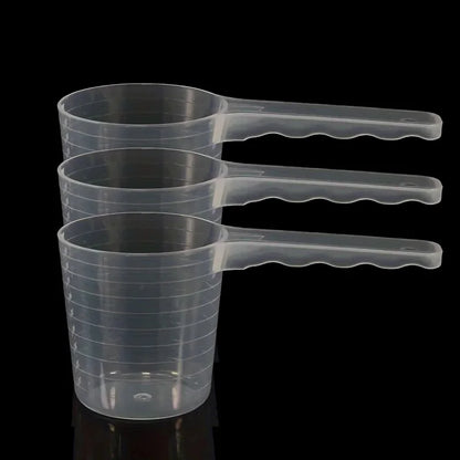 Pet Measuring Spoon Transparent Pet Mea Spoon Pet Food Measuring Spoon with Graduation Durable Plastic Feeding Dog Shovel 100ml