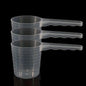 Pet Measuring Spoon Transparent Pet Mea Spoon Pet Food Measuring Spoon with Graduation Durable Plastic Feeding Dog Shovel 100ml