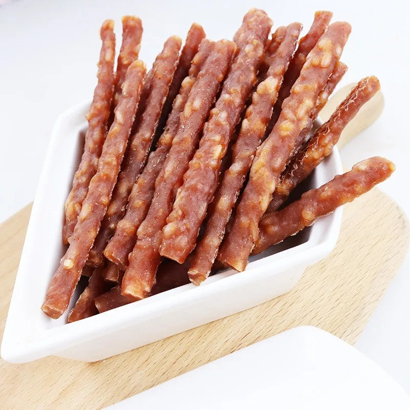 Dog Snack Jerky Puppy Feed Pet Food Dog Dental Chews Dog Treats Duck Meat Dog Feeding Chicken Rice Stick Dog Dry Food