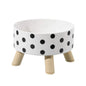 Dog Bowl, Anti-knock Pet Bowl, Plastic Cat Bowl, High-footed Neck Dog Rice Bowl, Large-capacity Cat Food Bowl