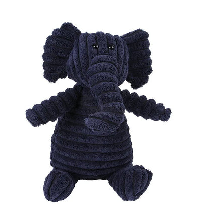 Dog Corduroy Toys  Animal Shape Plush  Squeaky Chew Bite Resistant Toy Pets Accessories Supplies  for Small Large Dogs