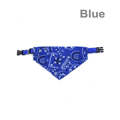 Dog Bandanas Large Pet Scarf Pet Cotton Plaid WashableBow ties Collar Cat Dog Scarf Large Dog Accessories Kerchief