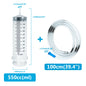 Multifunction 100ml-550ml Syringe Large Capacity With 100cm Hose Pump Measuring Washable Injector For Pet Feeding Oil Glue Fluid